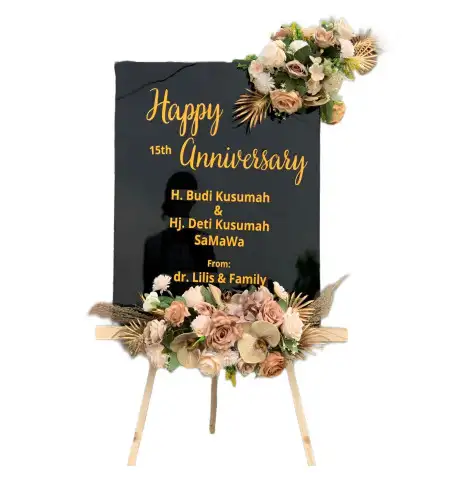 Papan Bunga Akrilik Panang Enim